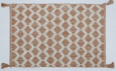 El örgüsü örülmüş ve örülmüş halı, yüksek çözünürlüklü moda desenleri ve renkleri olan halılar