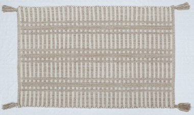 El örgüsü örülmüş ve örülmüş halı, yüksek çözünürlüklü moda desenleri ve renkleri olan halılar