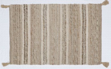 El örgüsü örülmüş ve örülmüş halı, yüksek çözünürlüklü moda desenleri ve renkleri olan halılar