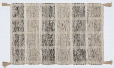 El örgüsü örülmüş ve örülmüş halı, yüksek çözünürlüklü moda desenleri ve renkleri olan halılar