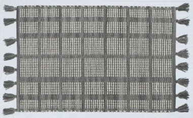 El örgüsü örülmüş ve örülmüş halı, yüksek çözünürlüklü moda desenleri ve renkleri olan halılar