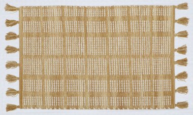 El örgüsü örülmüş ve örülmüş halı, yüksek çözünürlüklü moda desenleri ve renkleri olan halılar