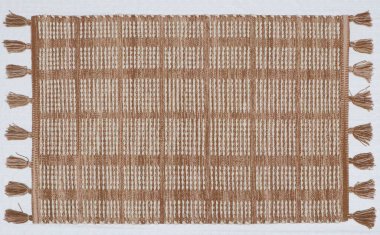 El örgüsü örülmüş ve örülmüş halı, yüksek çözünürlüklü moda desenleri ve renkleri olan halılar