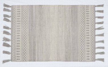 El örgüsü örülmüş ve örülmüş halı, yüksek çözünürlüklü moda desenleri ve renkleri olan halılar