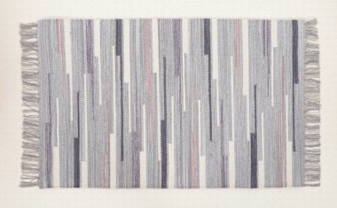 El örgüsü örülmüş ve örülmüş halı, yüksek çözünürlüklü moda desenleri ve renkleri olan halılar