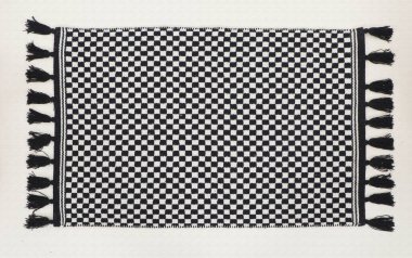 El örgüsü örülmüş ve örülmüş halı, yüksek çözünürlüklü moda desenleri ve renkleri olan halılar