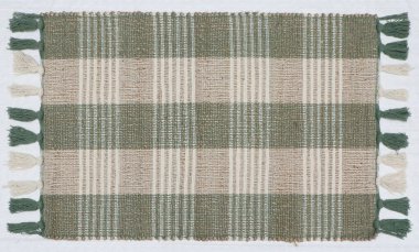 El örgüsü örülmüş ve örülmüş halı, yüksek çözünürlüklü moda desenleri ve renkleri olan halılar