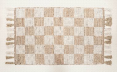 El örgüsü örülmüş ve örülmüş halı, yüksek çözünürlüklü moda desenleri ve renkleri olan halılar