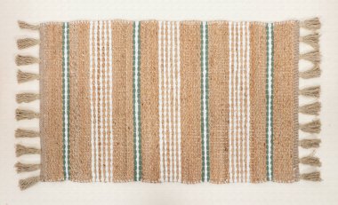 El örgüsü örülmüş ve örülmüş halı, yüksek çözünürlüklü moda desenleri ve renkleri olan halılar