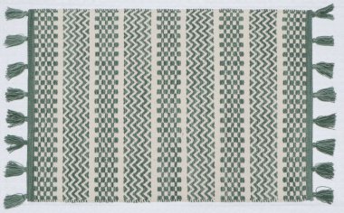 El örgüsü örülmüş ve örülmüş halı, yüksek çözünürlüklü moda desenleri ve renkleri olan halılar