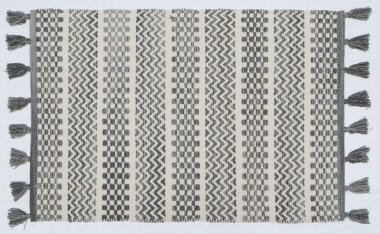 El örgüsü örülmüş ve örülmüş halı, yüksek çözünürlüklü moda desenleri ve renkleri olan halılar