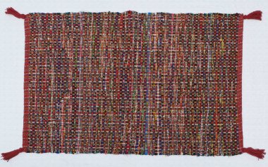 El örgüsü örülmüş ve örülmüş halı, yüksek çözünürlüklü moda desenleri ve renkleri olan halılar