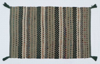 El örgüsü örülmüş ve örülmüş halı, yüksek çözünürlüklü moda desenleri ve renkleri olan halılar