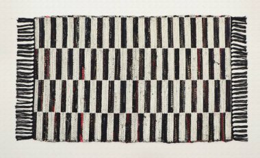 El örgüsü örülmüş ve örülmüş halı, yüksek çözünürlüklü moda desenleri ve renkleri olan halılar