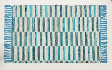 El örgüsü örülmüş ve örülmüş halı, yüksek çözünürlüklü moda desenleri ve renkleri olan halılar