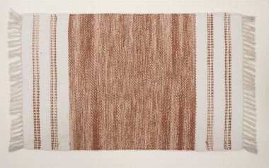 El örgüsü örülmüş ve örülmüş halı, yüksek çözünürlüklü moda desenleri ve renkleri olan halılar