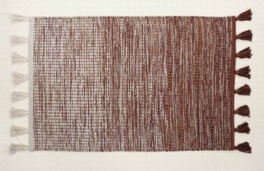 El örgüsü örülmüş ve örülmüş halı, yüksek çözünürlüklü moda desenleri ve renkleri olan halılar