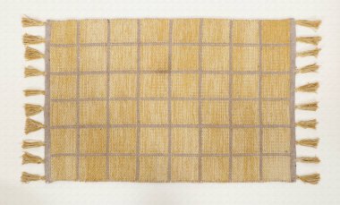 El örgüsü örülmüş ve örülmüş halı, yüksek çözünürlüklü moda desenleri ve renkleri olan halılar