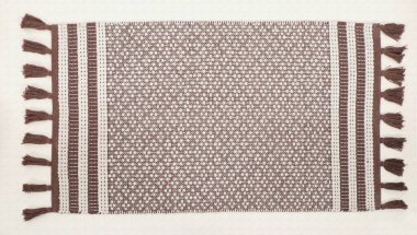 El örgüsü örülmüş ve örülmüş halı, yüksek çözünürlüklü moda desenleri ve renkleri olan halılar