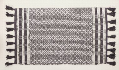 El örgüsü örülmüş ve örülmüş halı, yüksek çözünürlüklü moda desenleri ve renkleri olan halılar