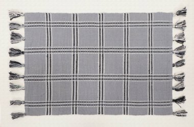 El örgüsü örülmüş ve örülmüş halı, yüksek çözünürlüklü moda desenleri ve renkleri olan halılar