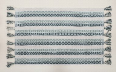 El örgüsü örülmüş ve örülmüş halı, yüksek çözünürlüklü moda desenleri ve renkleri olan halılar