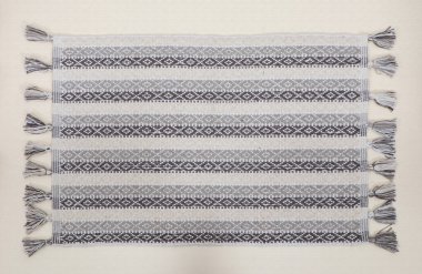 El örgüsü örülmüş ve örülmüş halı, yüksek çözünürlüklü moda desenleri ve renkleri olan halılar