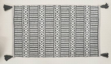 El örgüsü örülmüş ve örülmüş halı, yüksek çözünürlüklü moda desenleri ve renkleri olan halılar