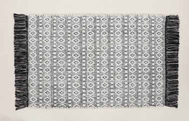 El örgüsü örülmüş ve örülmüş halı, yüksek çözünürlüklü moda desenleri ve renkleri olan halılar