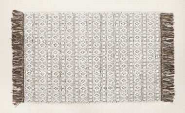 El örgüsü örülmüş ve örülmüş halı, yüksek çözünürlüklü moda desenleri ve renkleri olan halılar