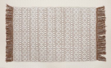 El örgüsü örülmüş ve örülmüş halı, yüksek çözünürlüklü moda desenleri ve renkleri olan halılar