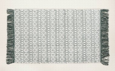 El örgüsü örülmüş ve örülmüş halı, yüksek çözünürlüklü moda desenleri ve renkleri olan halılar