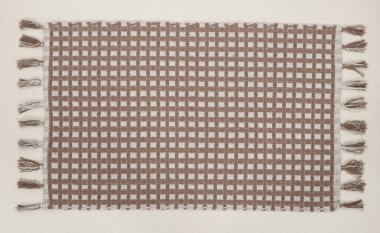 El örgüsü örülmüş ve örülmüş halı, yüksek çözünürlüklü moda desenleri ve renkleri olan halılar