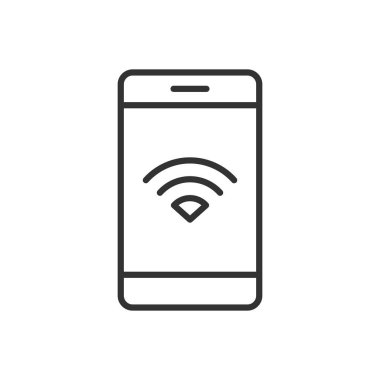 Mobil WIfi Simgesi işaret vektörü