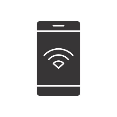 Mobil WIfi Simgesi işaret vektörü