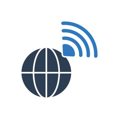Wifi İnternet Simgesi Sembol Vektörü