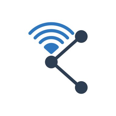 Wiifi Simge İmzalama Sembol Vektörü