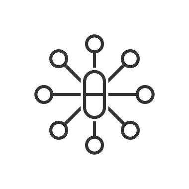 B Vitamini Kompleks Simge Sembol Vektörü