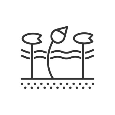 Lotus Su Simgesi Sembol Vektörü