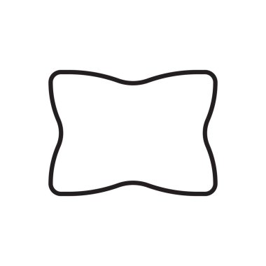 Yastık Simgesi Sembol Vektörü