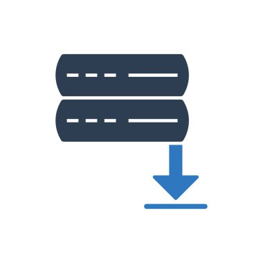 Sunucu İndirme Simgesi - Veritabanı İndirme Simgesi