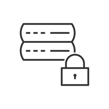 Sunucu Kilidi Simgesi İmzalama Sembolü