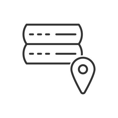 Sunucu Konumu Simgesi İmza Sembolü