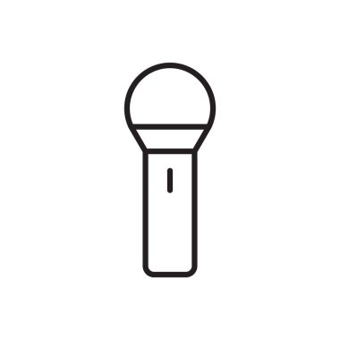 Mikrofon simgesi işareti vektörü