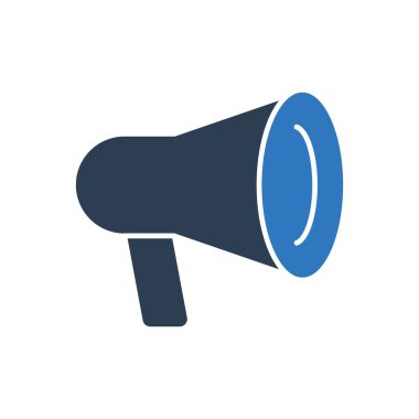 Megafon Simgesi İmza Sembol Vektörü