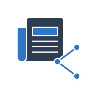 Haber paylaşımı Simge Sembol Vektörü