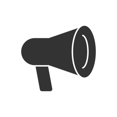 Megafon Simgesi İmza Sembol Vektörü