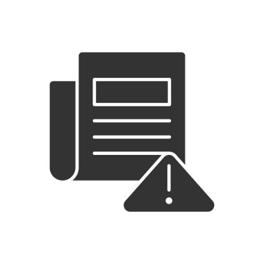 Uyarı Haber Simgesi Sembol Vektörü