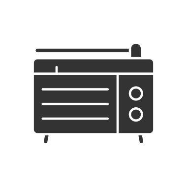 Radyo Aygıtı Simgesi İmza Sembol Vektörü