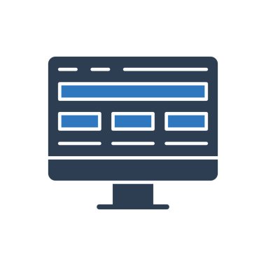 Şablon Simgesi - Düzen Simgesi Simgesi